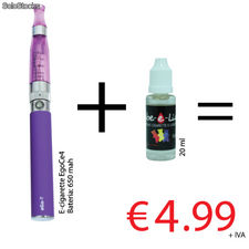 Cigarrillo Electrónico Ego ce4 + líquido holandés para cigarrillo electrónico