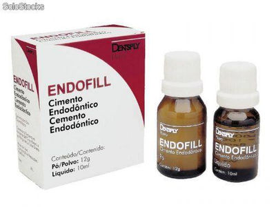 Cimento endodontico endofill - pó 12g + liq. 10ml - dentsply