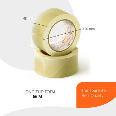 Cinta Adhesiva de Embalar Transparente para Embalaje de Cajas de Cartón de - Foto 2