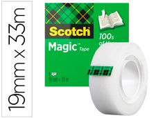 Cinta adhesiva scotch-magic 33 mt x 19 mm