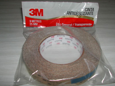 Cinta antideslizante 25mm x 9m transparente 3M