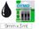 Cinta dymo 3d 9mm x 3mt para rotuladora omega/junior color negro blister 3 - 1