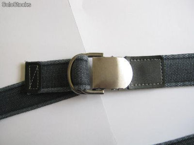 Cinturon de lona con hebilla de presión - Foto 2