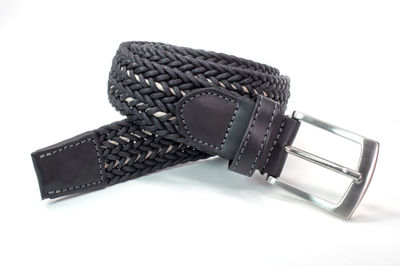 Cinturón trenzado marca magnus mmxv color negro para hombre