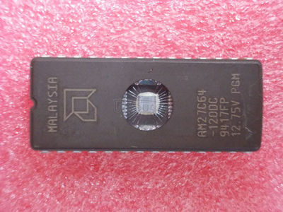 Circuito integrado de compçõente eletrônico de semicondutores AM27C64-120DC