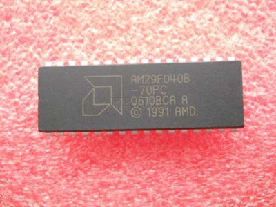 Circuito integrado de compçõente eletrônico de semicondutores AM29F040B-70PC