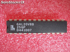 Circuito integrado de compçõente eletrônico de semicondutores GAL20V8B-25QP