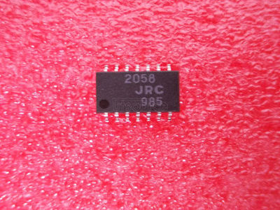 Circuito integrado de compçõente eletrônico de semicondutores NJM2058M