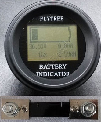 Circular LCD medidor de culombio litio ion batería LiFePO4 capacidad real - Foto 2