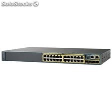 Cisco 2960-x 24G ws-C2960X-24TS-lb c/ 24x 10/100/1000Mbps RJ45, 4x 1G sfp