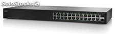 Cisco SG100 24P gigabit SG110-24-na com 24x 10/100/1000Mbps RJ45 + 2x Gigabit