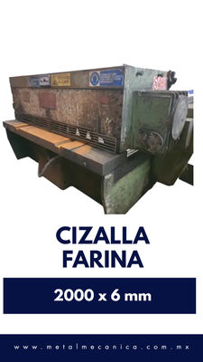 Cizalla Guillotina para Lamina Farina 2050 x 6 mm - Foto 5