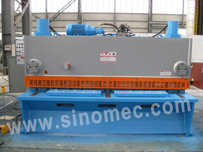 Cizalla hidráulica guilloina hidráulica CNC de Sinomec 2500X6mm