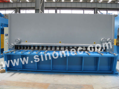 Cizalla hidráulica guilloina hidráulica CNC de Sinomec 3200X12mm