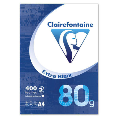 Clairefontaine Papier d&amp;#39;impression ramette de 400 feuilles 21X29,7cm - Photo 2