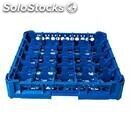 Classical rack, 25 square glass compartments - mod. kit1/5x5 - rack dimensions