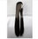 Classique Noir Mode 100 cm Long Cosplay Perruque - Photo 2