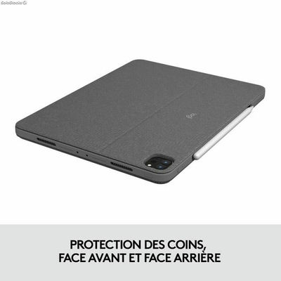 Clavier Logitech Combo Touch for iPad Pro 12.9-inch (5th generation) Français AZ - Photo 2