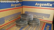 Clavos en rollo electrosoldado espiralados 2,2 x 50 mm ARGENFIX® - Di Tomaso Srl