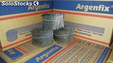 Clavos en rollo electrosoldado espiralados 2,9 x 75 mm ARGENFIX® - Di Tomaso Srl