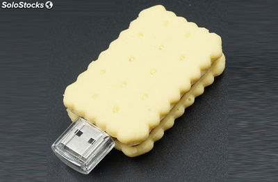 Clé USB Biscuit flash drive 8G u disque creatif memory stick cadeau prix usine - Photo 2