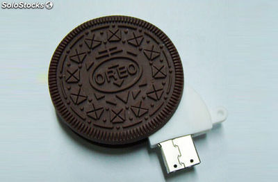 Clé USB cookies 4G Biscuit modèle USB flash drive memory stick logo personnalisé - Photo 2