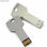 Clé USB en aluminium argenté - Photo 2