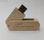Clé USB en bois à faible coût comme cadeau promotionnel - 1