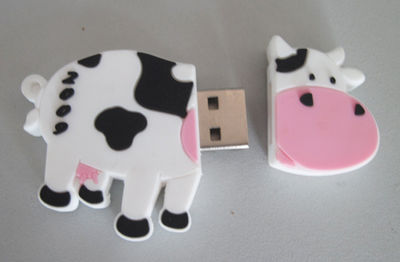 Clé USB Vache de Bande Dessinée Stylo Lecteur Vaches Animal Flash Drive Pendrive - Photo 2