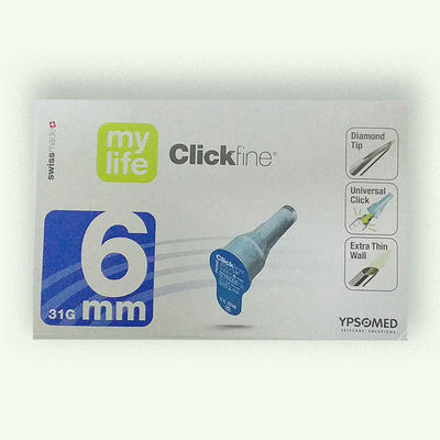 CLICKFINE aiguilles pour stylo d&amp;#39;insuline 6 mm 100 pcs - Photo 2