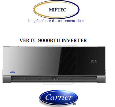 Climatiseur Carrier Vertu Plus 9000BTU inverter - Photo 2