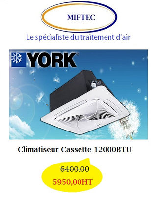 Climatiseur cassette york