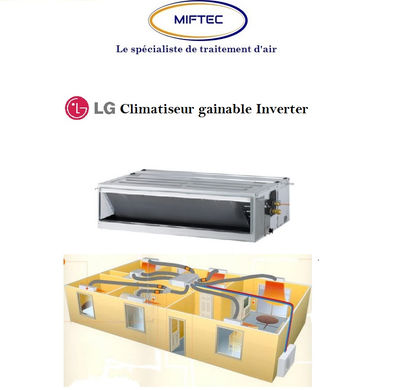 Climatiseur lg gainable inverter 12000BTU