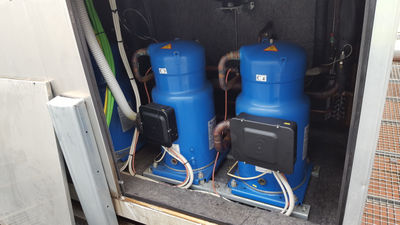 Climaveneta Luft-Wasser-Kühler + Wärmepumpe 159 kW chiller - Foto 5