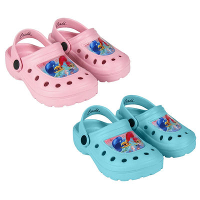 Clogs shimmer and shine