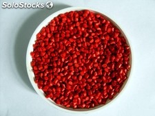 Cloruro di Polivinile Secondariamente Grani di colore rosso per suola di scarpa