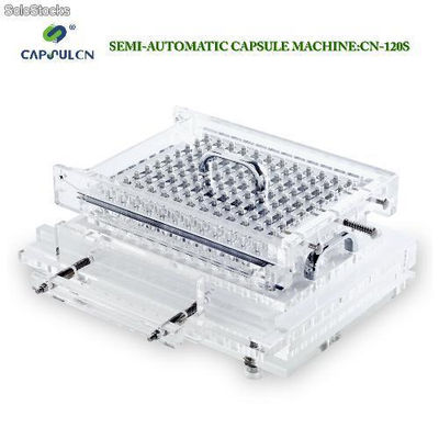 Cn-204s máquinas rellenadoras de cápsulas 0, semi-automática encapsuladora