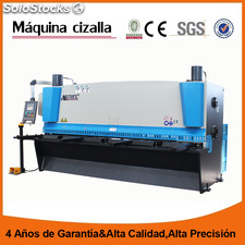 CNC guillotina cizalla hidraulica el Estándar europeo MS8-12*4000mm para laminas