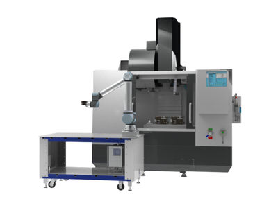 CNC Mill Automation System, Dual Multi-Grip Vises, 56 x 32 Table, Includes UR10e