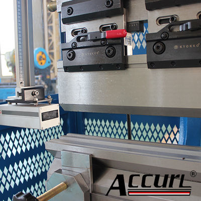 CNC prensa plegadora de chapas WC67K-100T/2500 CNC plegadoras de láminas ACCURL - Foto 3