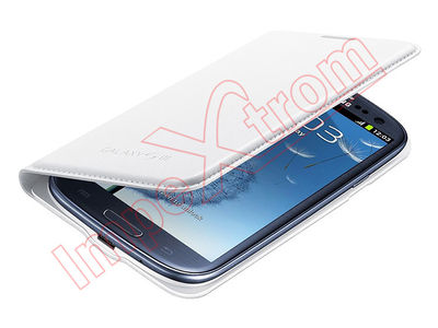 Coberta branca tipo agenda para Samsung Galaxy S5, G900F em blíster
