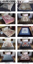 Cobertores de varias cores