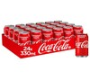 Coca Cola en latas y botellas
