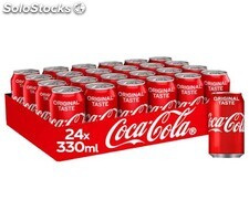Coca Cola en latas y botellas