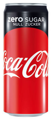 Coca cola zero slim can 330ml