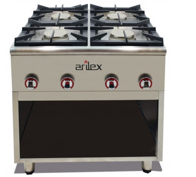 Cocina 4 fuegos gas Arilex