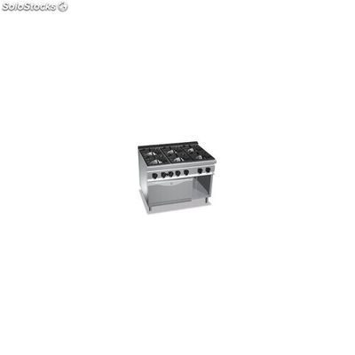 Cocina 6 fuegos a gas con horno - Maxima 900 de Berto&#39;s