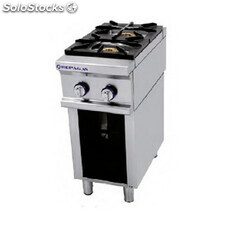 Cocina a gas 2 fuegos cg-720/s pow serie 750 repagas