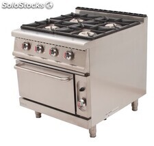 Cocina a gas 4 fuegos serie 700 promercury - Sin horno