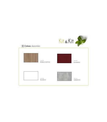 Cocina completa con encimera y con zocalo de 180 cm(ancho) color blanco KIT-KIT - Foto 3